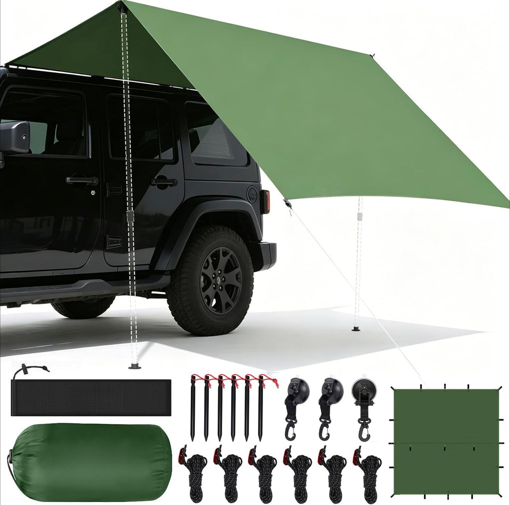 10x10FT Waterproof Camping Tarp
