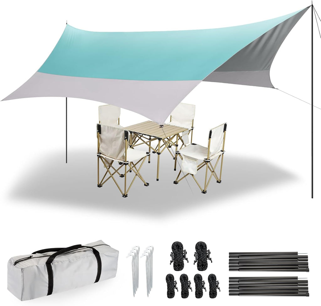 12×14FT Camping Waterproof Tarp