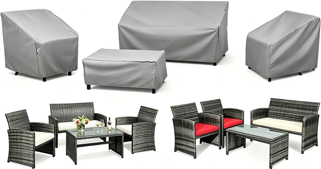 4-Piece Outdoor Furniture Covers