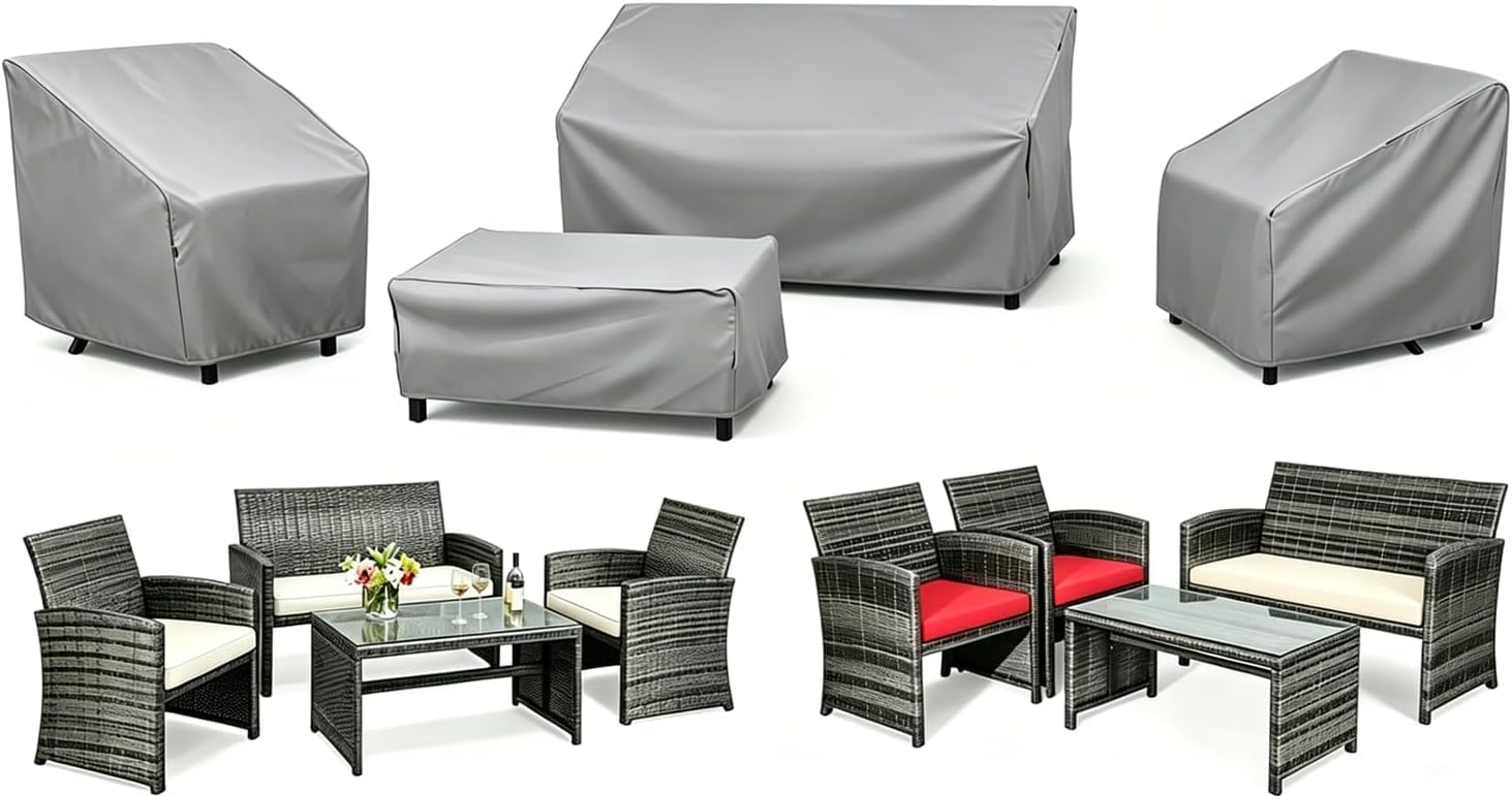 4-Piece Outdoor Furniture Covers