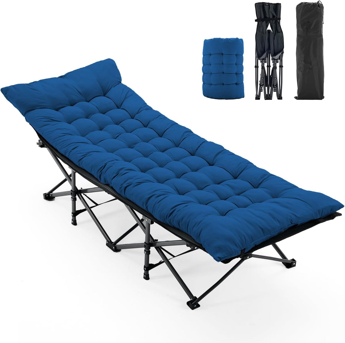 Padded Folding Camping Cot