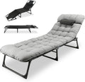Portable Padded Camping Cot for Adults