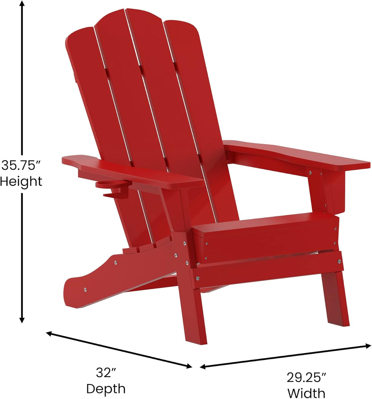 Poly Resin Adirondack Chair
