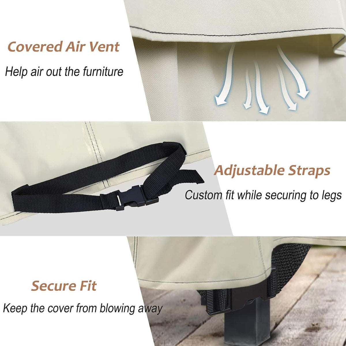 4 Pack Patio Chair Covers