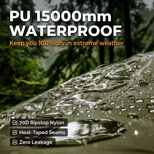 10x10FT Waterproof Camping Tarp