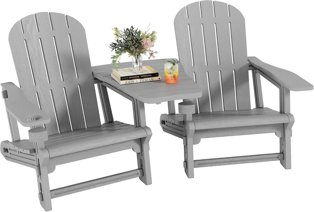 HDPE Adirondack Chairs Set of 2