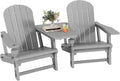 HDPE Adirondack Chairs Set of 2