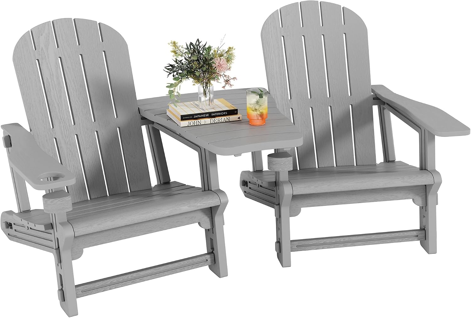HDPE Adirondack Chairs Set of 2