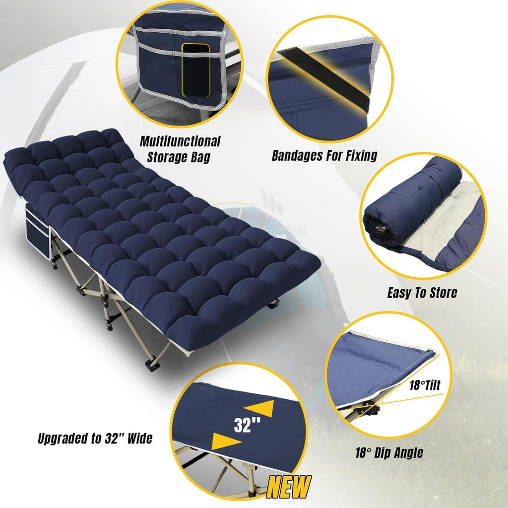 32" Folding Camping Cot