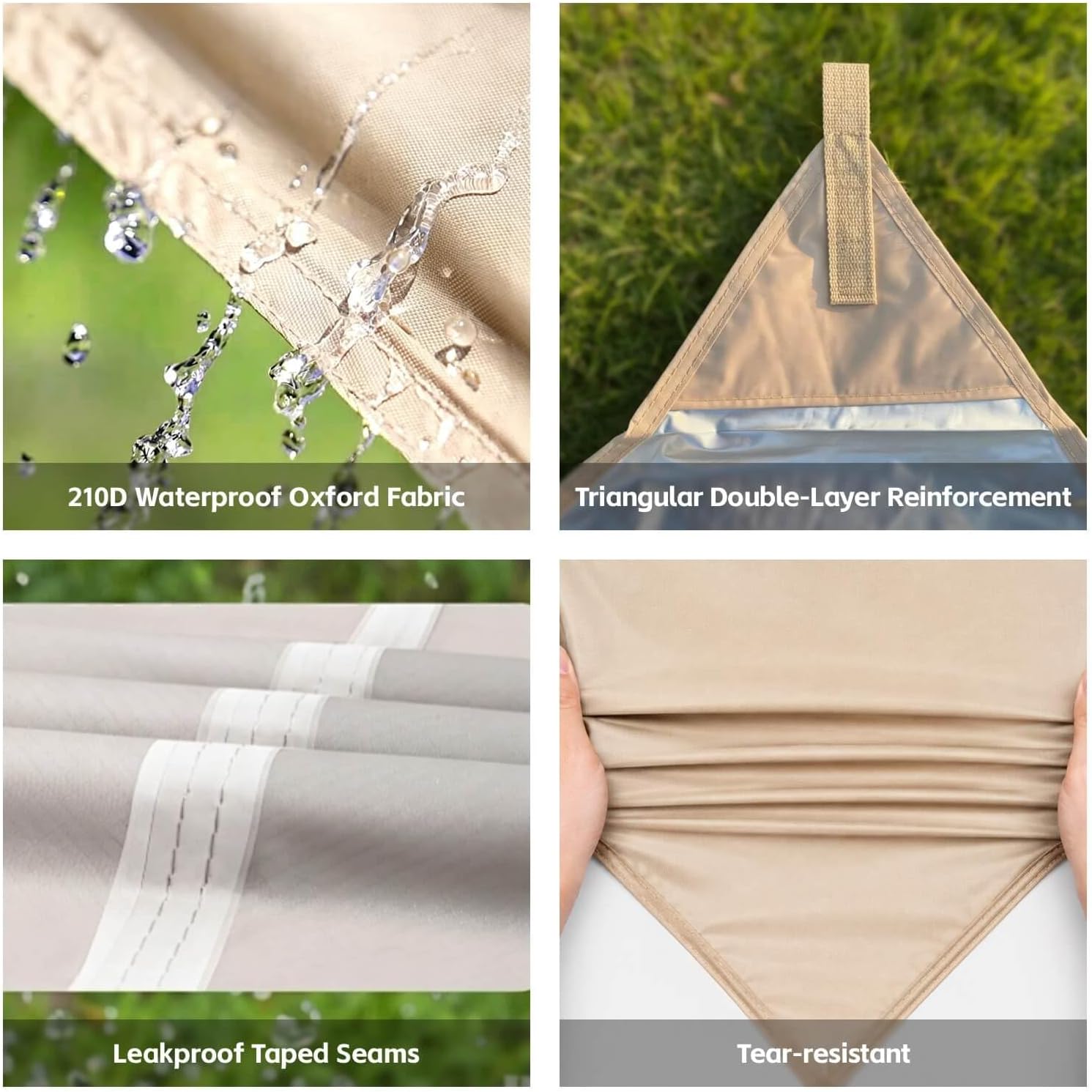 15×11FT Waterproof Camping Tarp