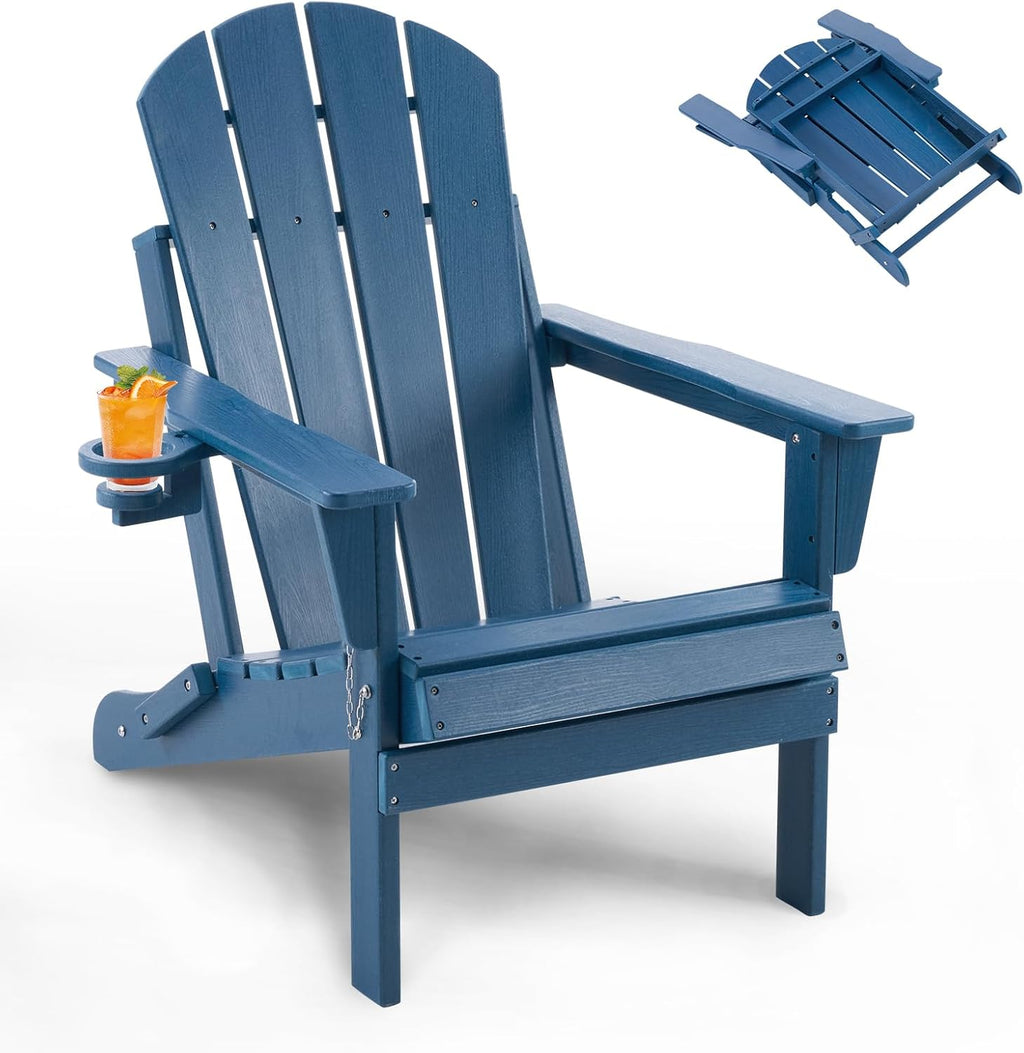 HDPE Folding Adirondack Chair
