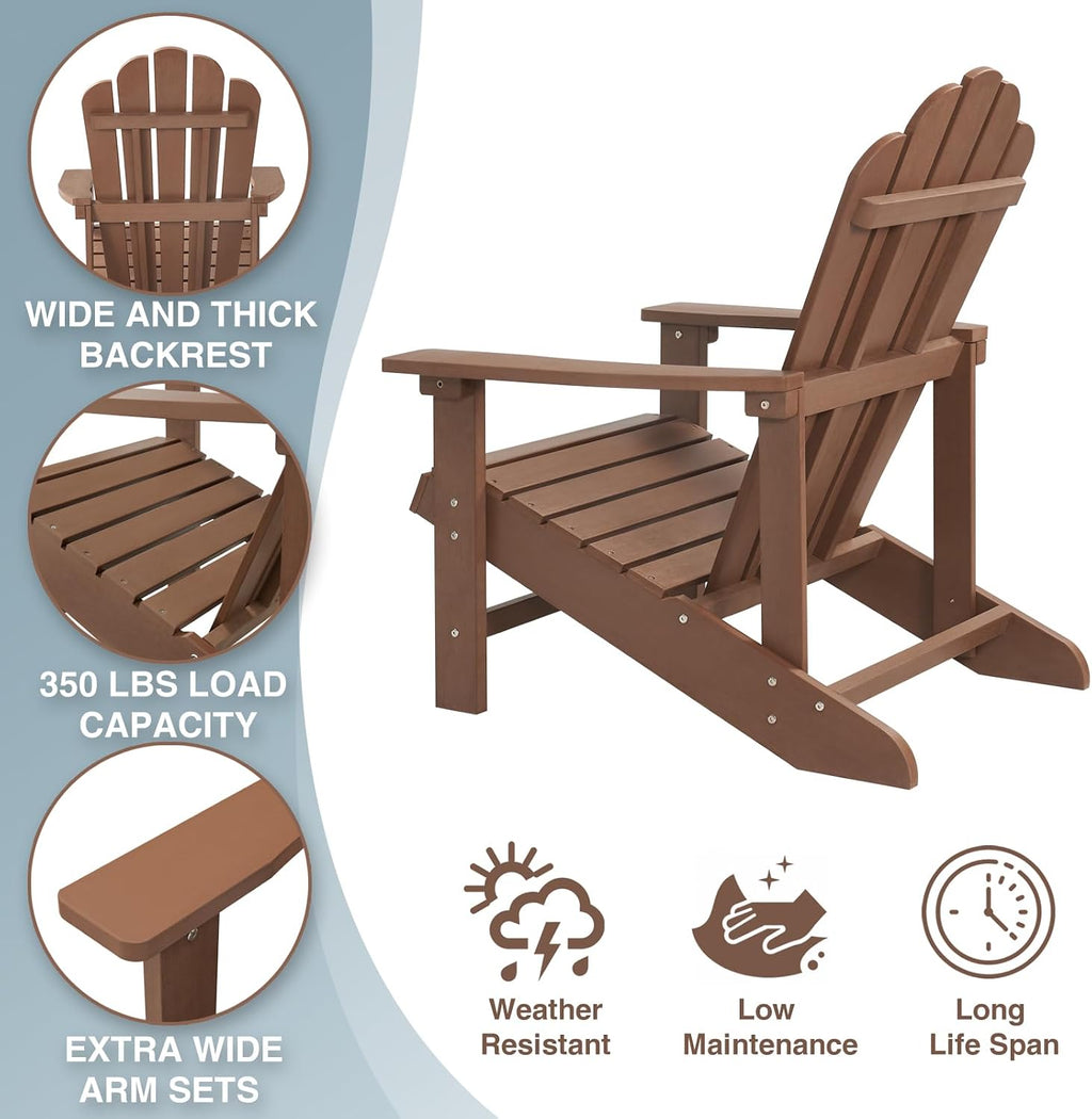 HDPE All Weather Adirondack Chair