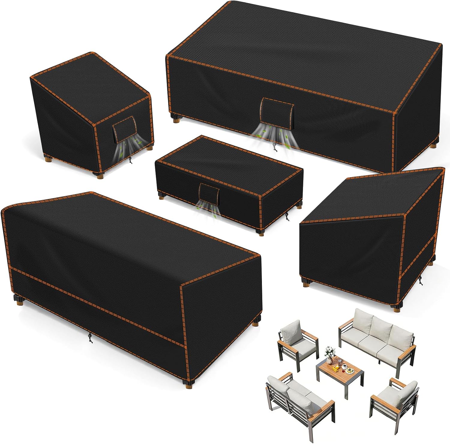 XX-Large 5-Piece Patio Covers