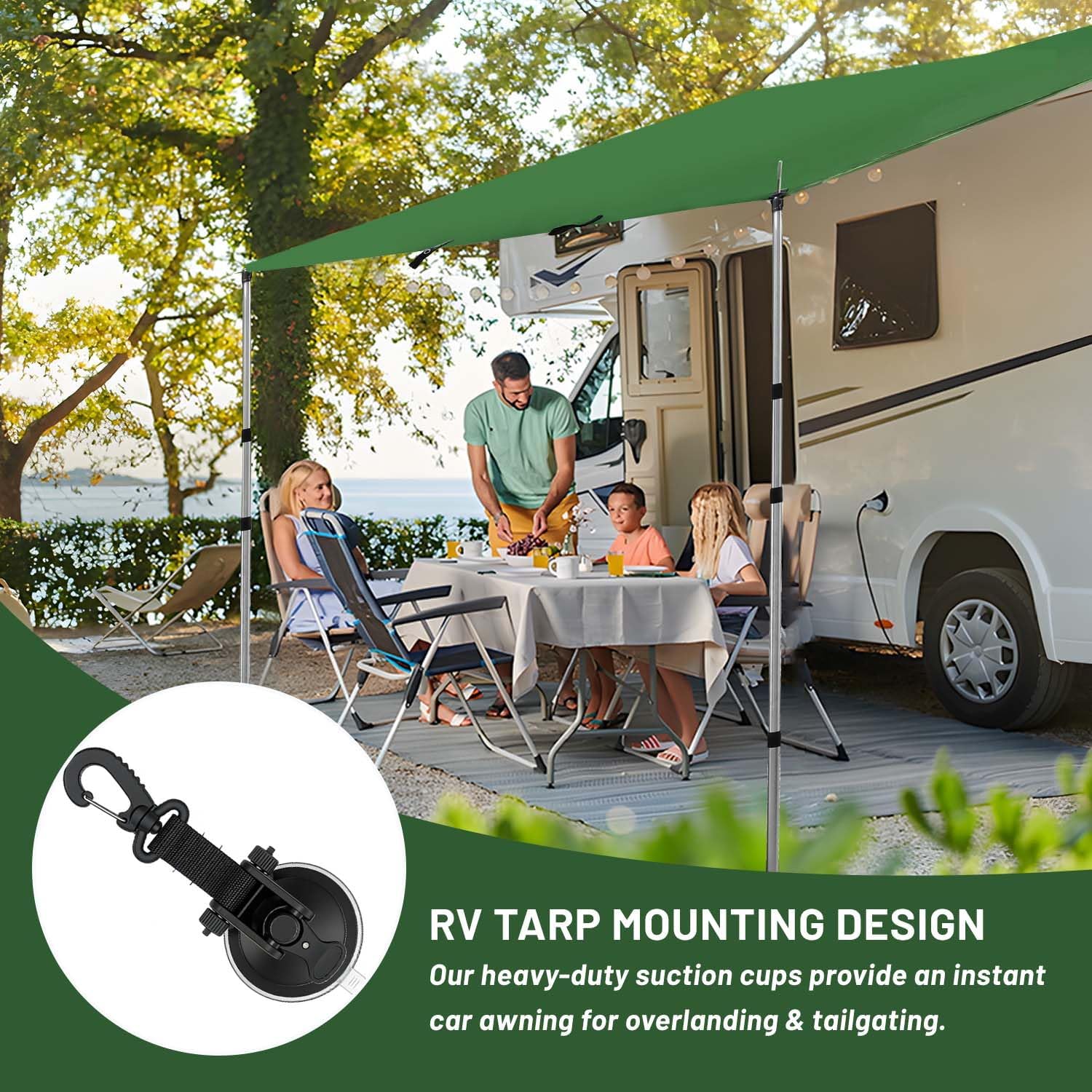 10x10FT Waterproof Camping Tarp