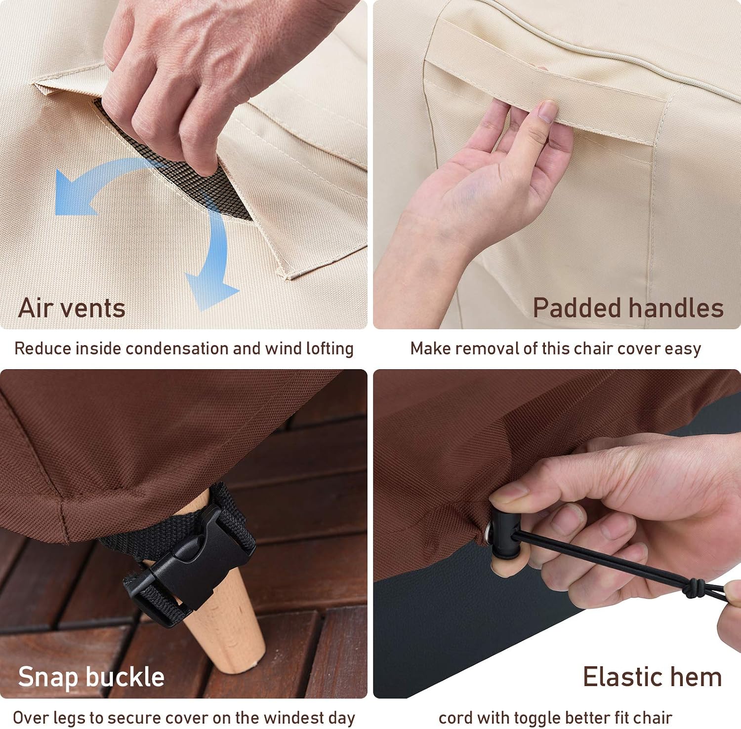 2-Pack Outdoor Furniture Covers