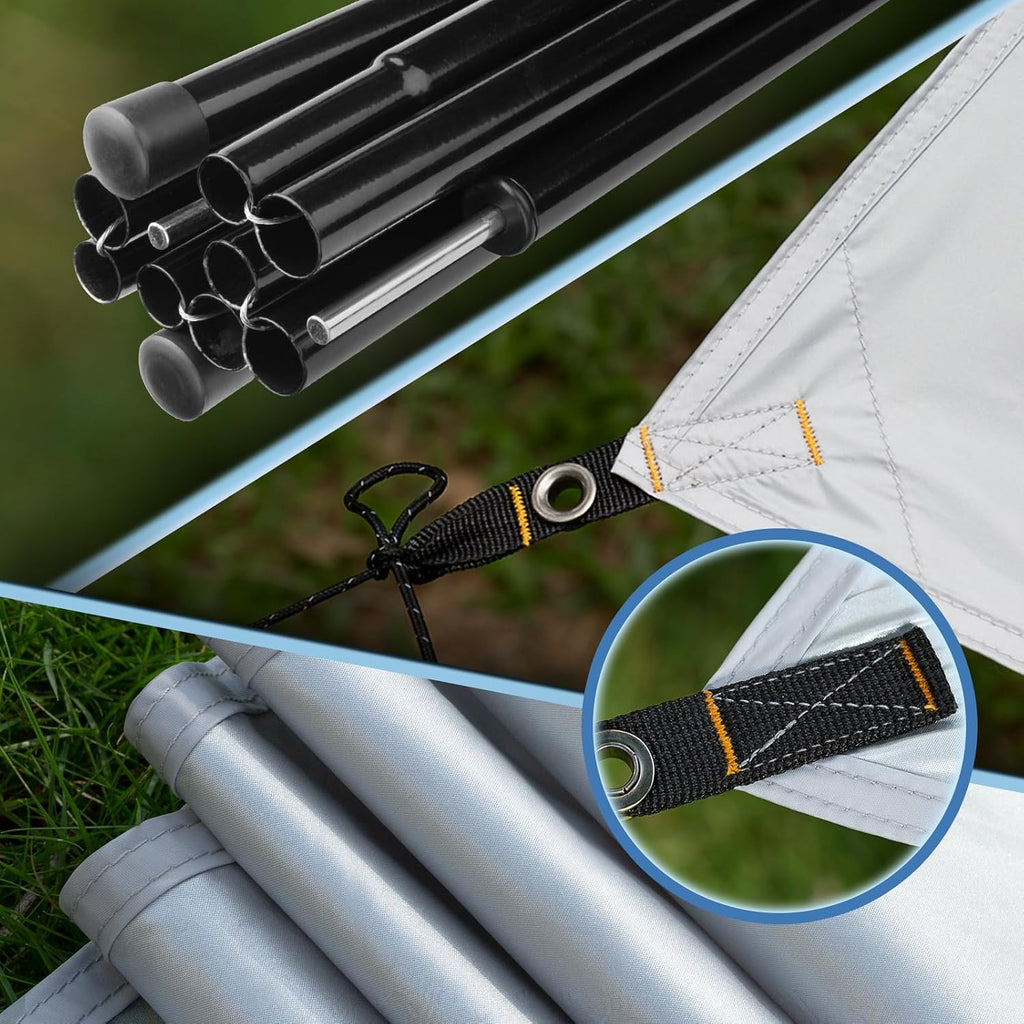 12×14FT Camping Waterproof Tarp