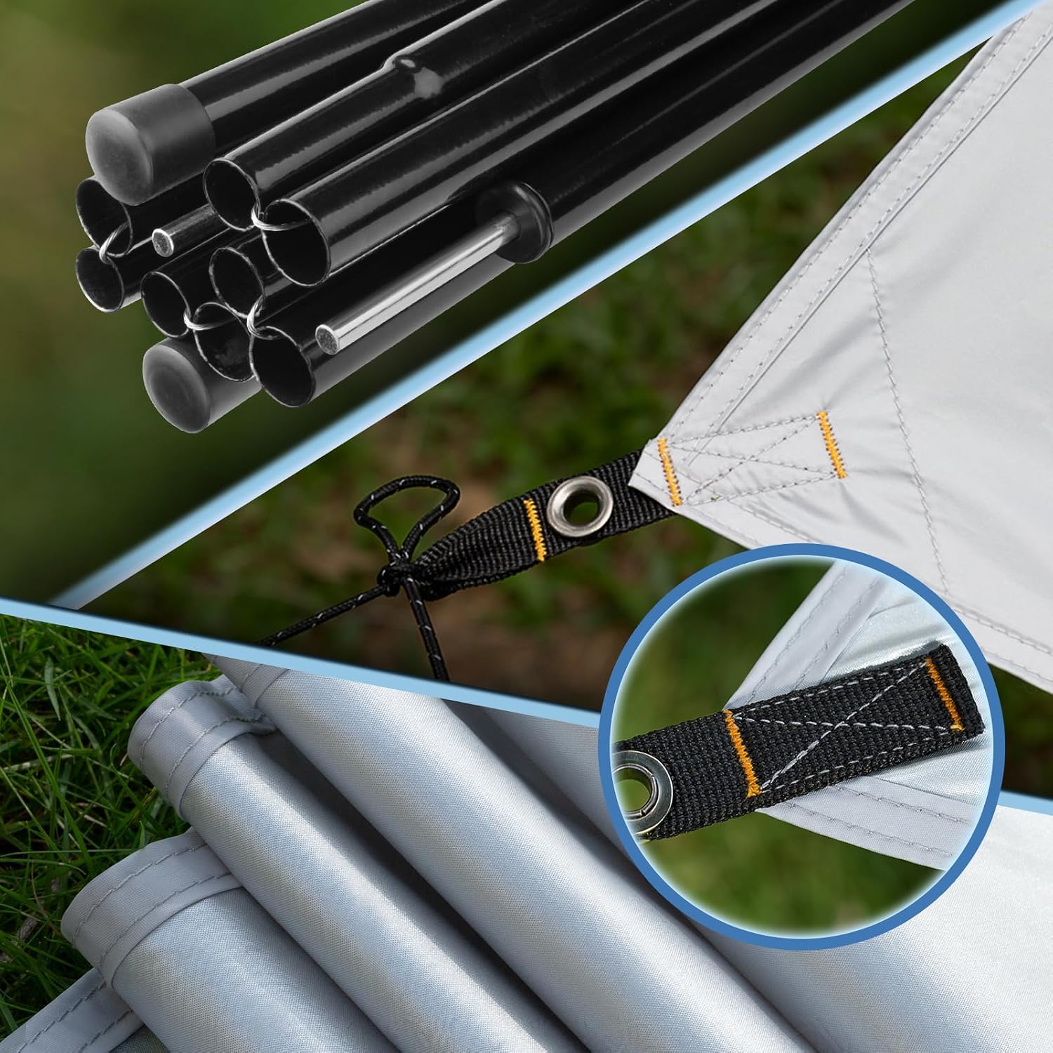 12×14FT Camping Waterproof Tarp