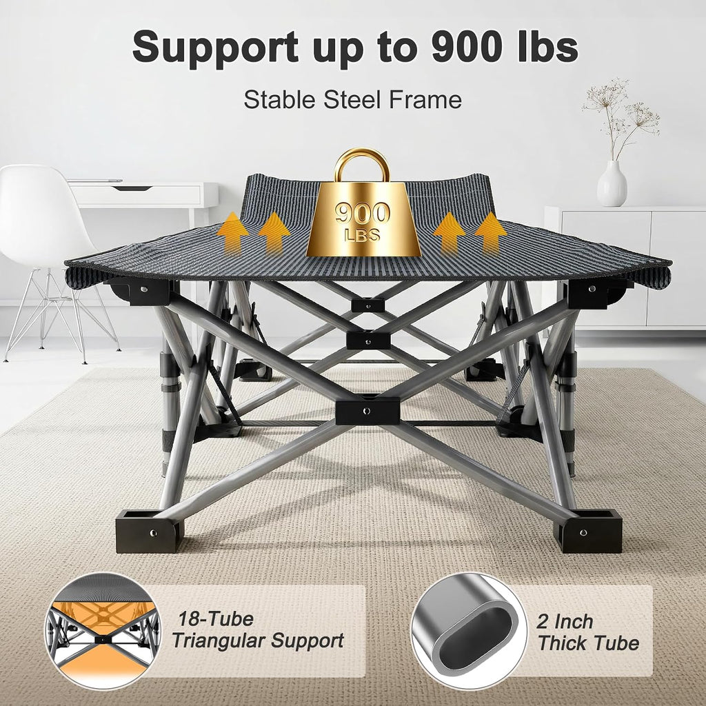 32" XXL Folding Camping Cot