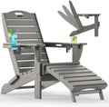 Folding Adirondack Chair with Ottoman